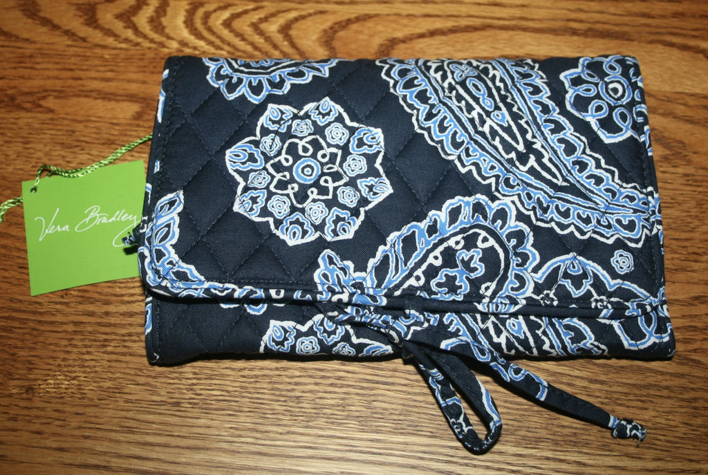 Vera Bradley Jewelry Organizer Travel ALL WRAPPED UP JEWELRY ROLL case bag NEW | eBay