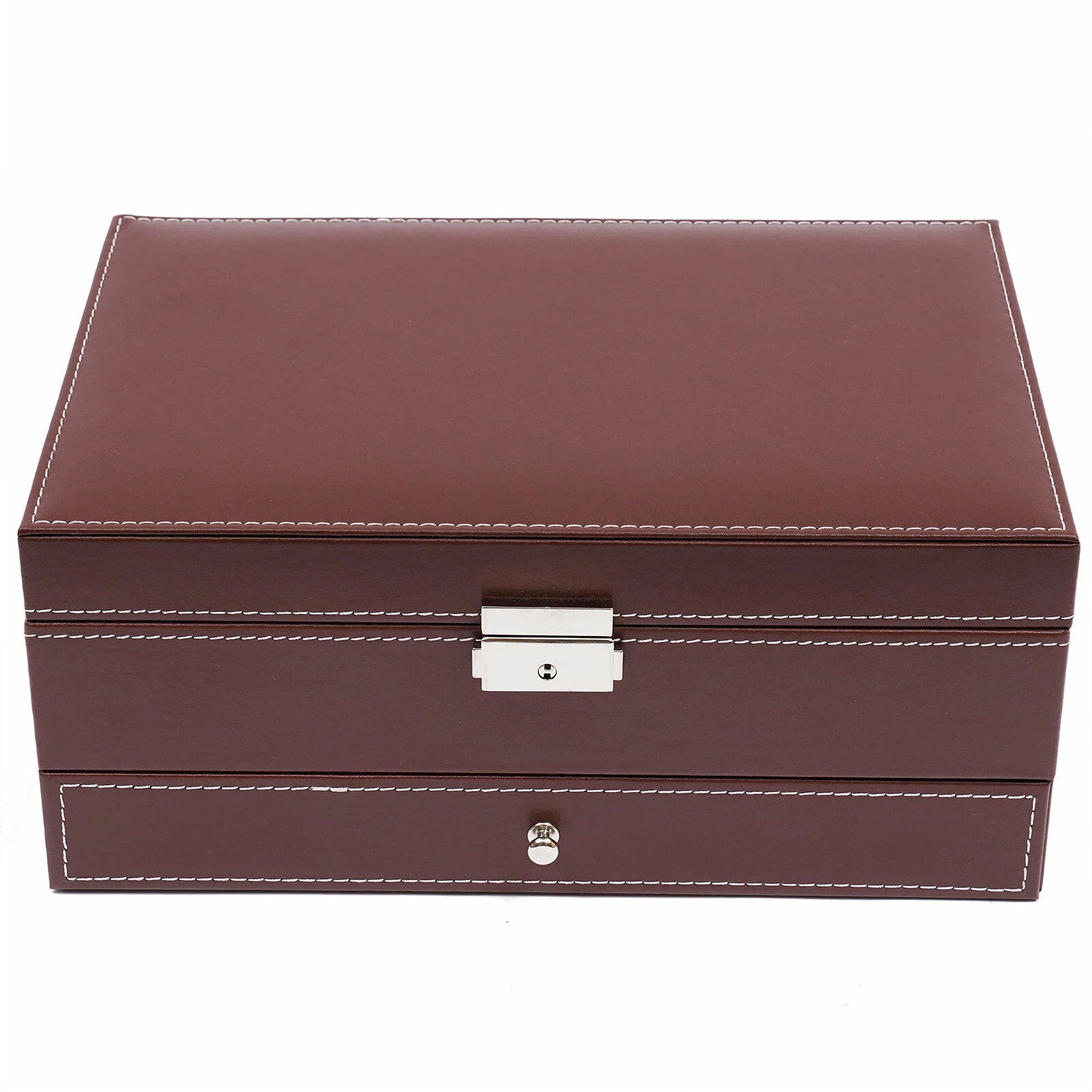 Mens Watch Box Case Organizer 12 Slots Watches Holder Jewelry Storage Display | eBay