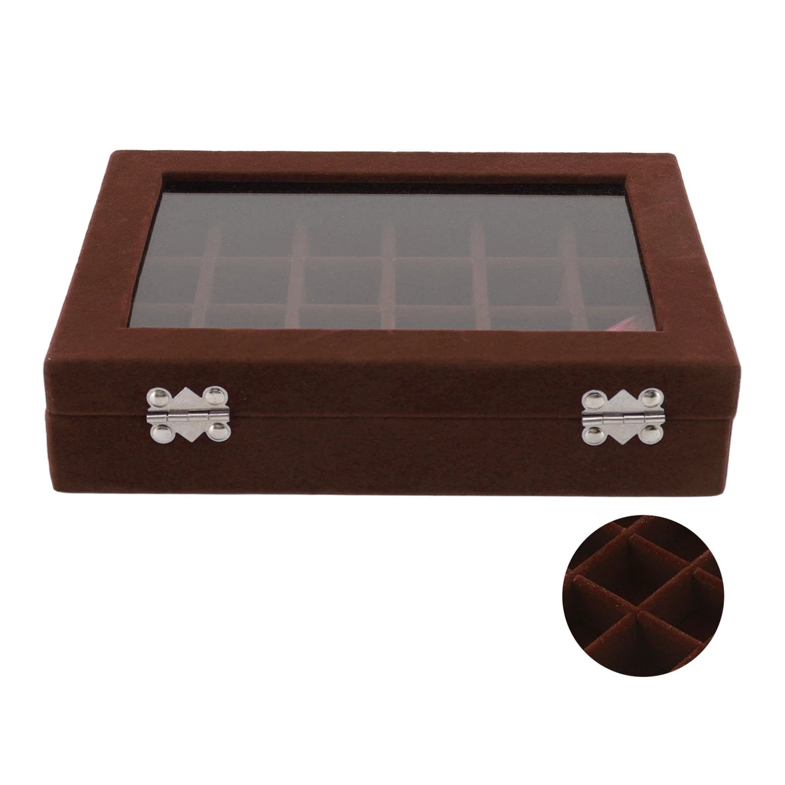 Velvet Jewelry Tray Earrings Ring Storage Box Display Box jewelry organizer box | eBay