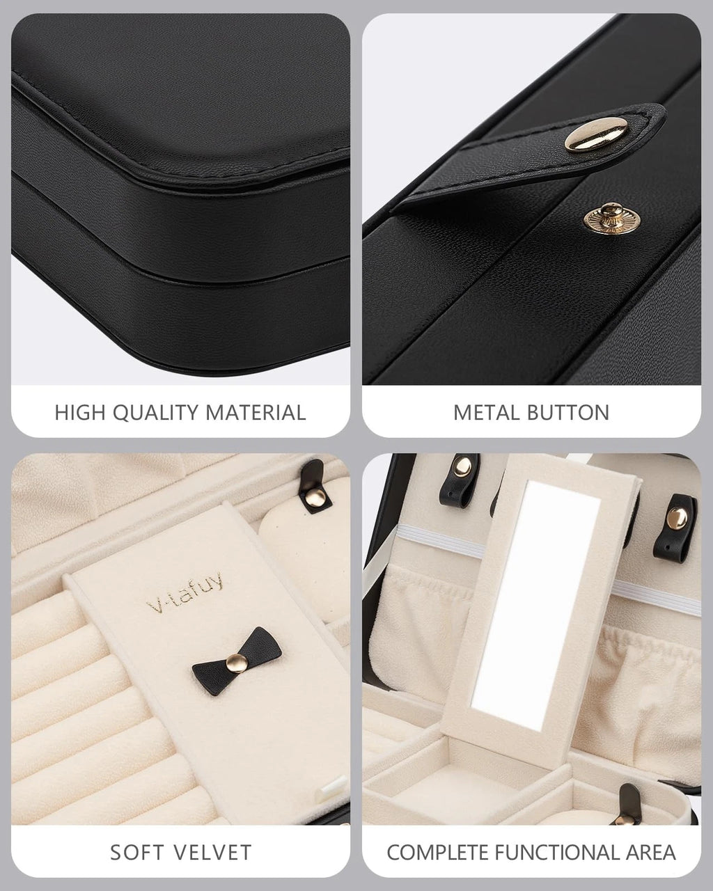 Small Jewelry Box, Travel Jewelry Case Portable Jewelry Boxes for Women, 2-La... | eBay