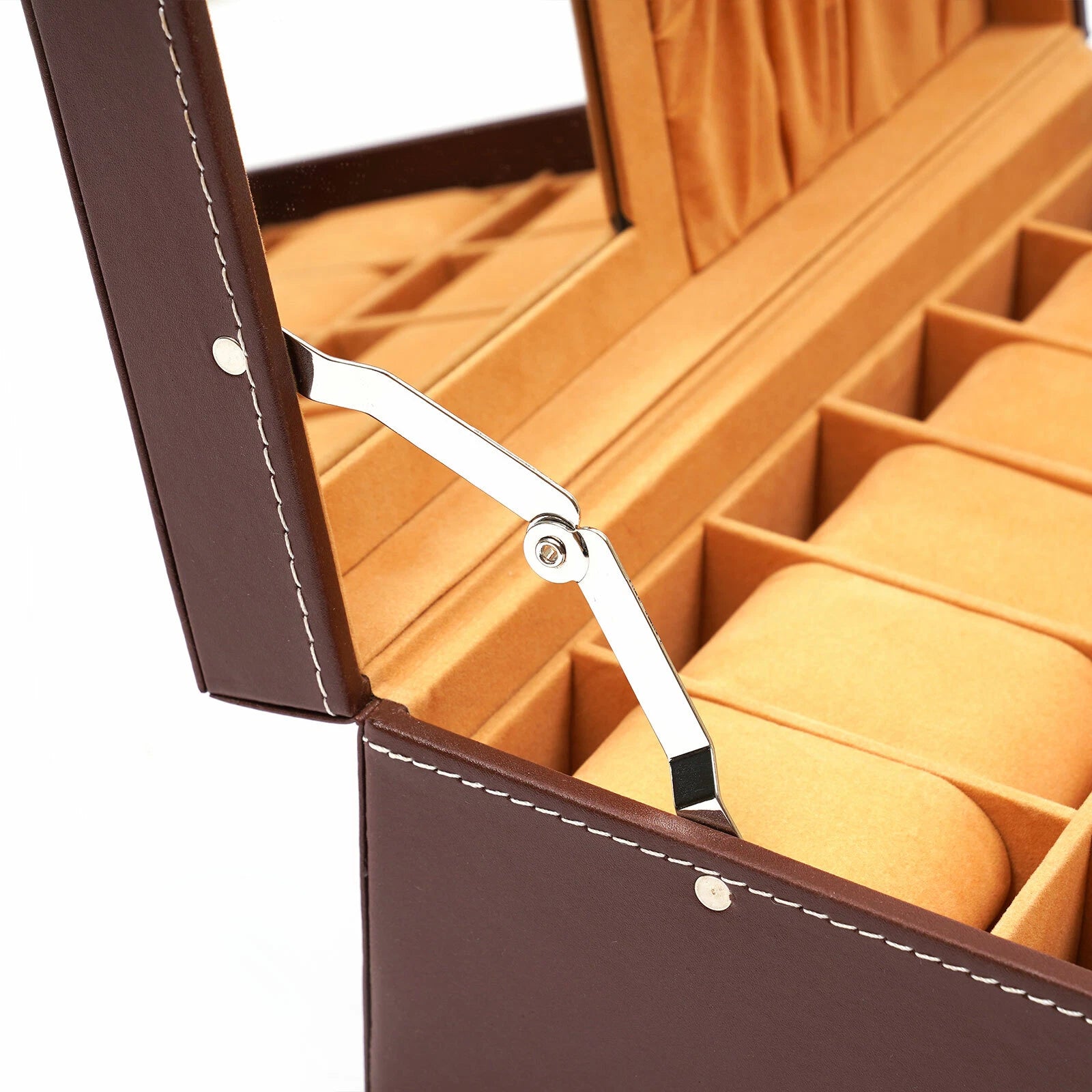 Mens Watch Box Case Organizer 12 Slots Watches Holder Jewelry Storage Display | eBay