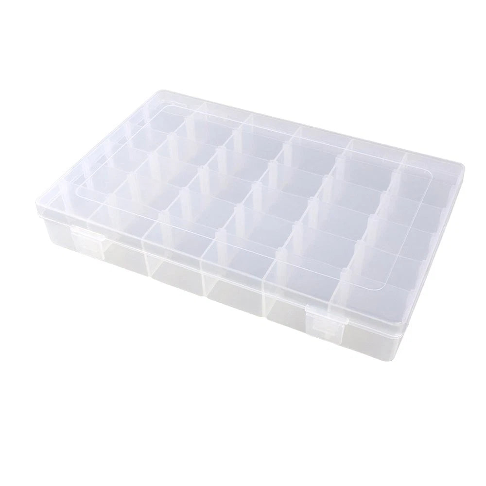 KLOUD City Clear Plastic Jewelry Box Organizer Storage Container with Adjusta... | eBay