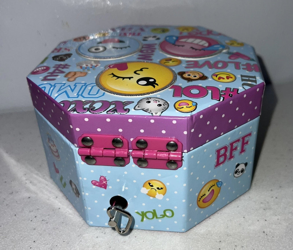 Musical Jewelry Box - Girls Emoji Musical Jewel Storage Box NBL109B | eBay
