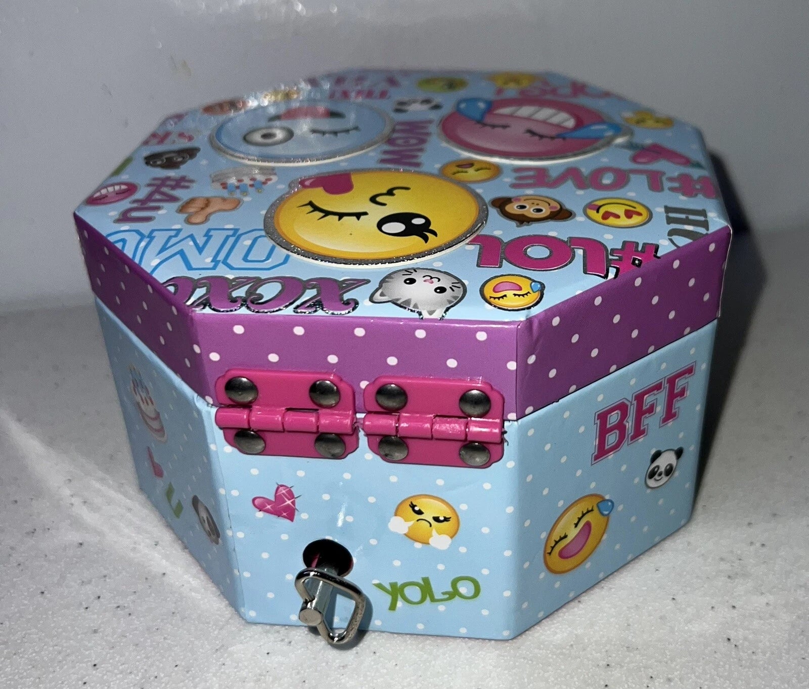 Musical Jewelry Box - Girls Emoji Musical Jewel Storage Box NBL109B | eBay