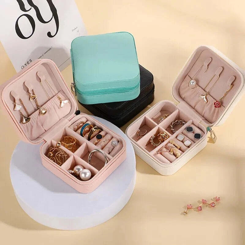 Mini Jewelry Storage Box Portable Storage Case | eBay