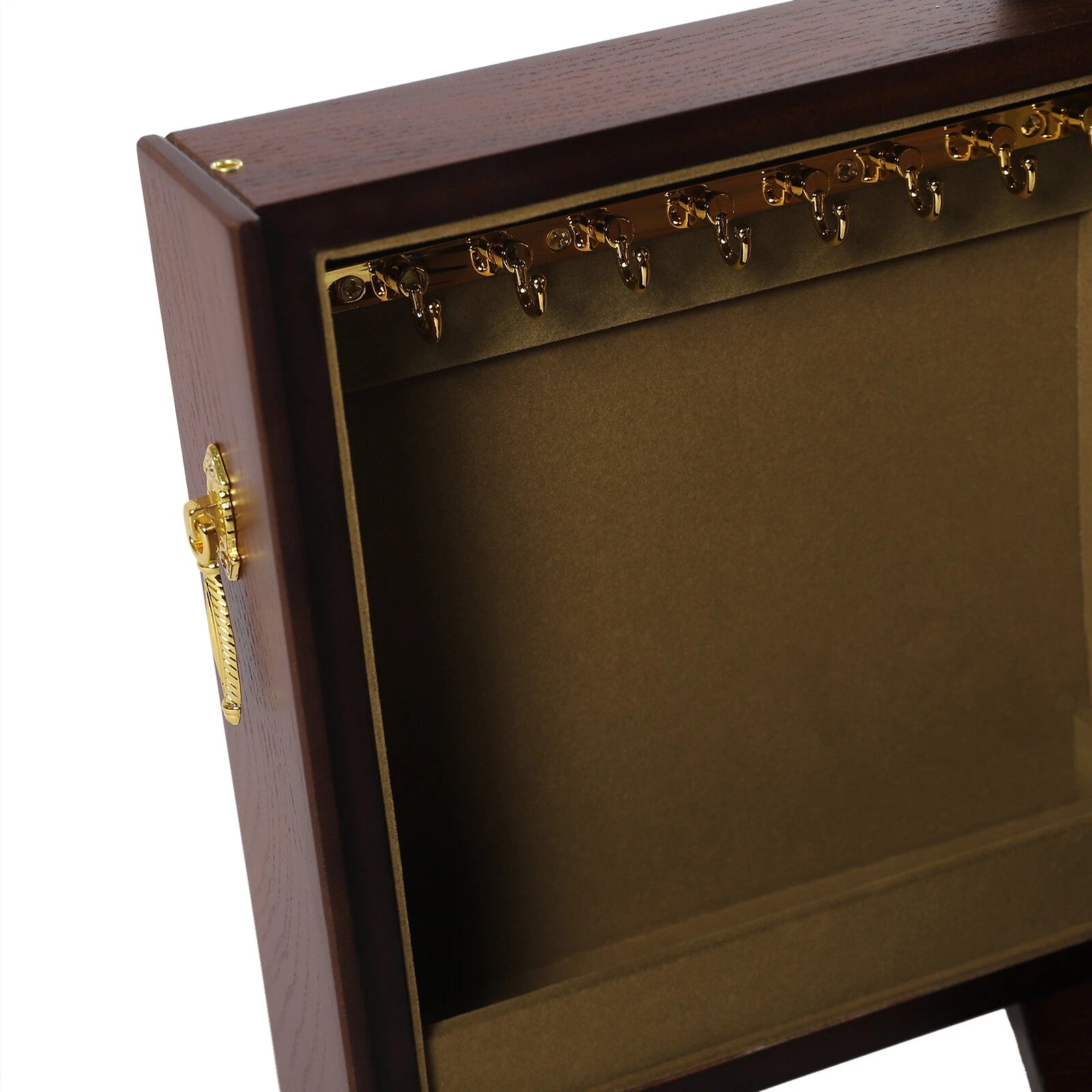 Large Wooden Jewelry Organizer Box, 5-Layer 4 Drawers Jewelry Box With Mirror | eBay