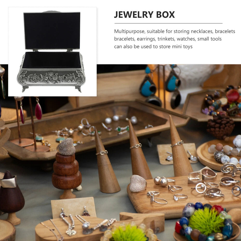 Jewelry Storage Box Bridesmaid High-foot Container Pretty Holder | eBay