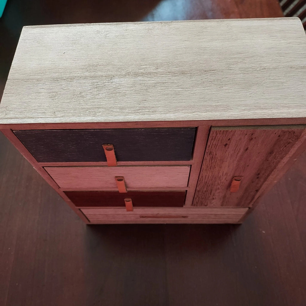 Rustic Torched Wood Storage Trinket Jewelry Treasure Box 2022 Leather | eBay