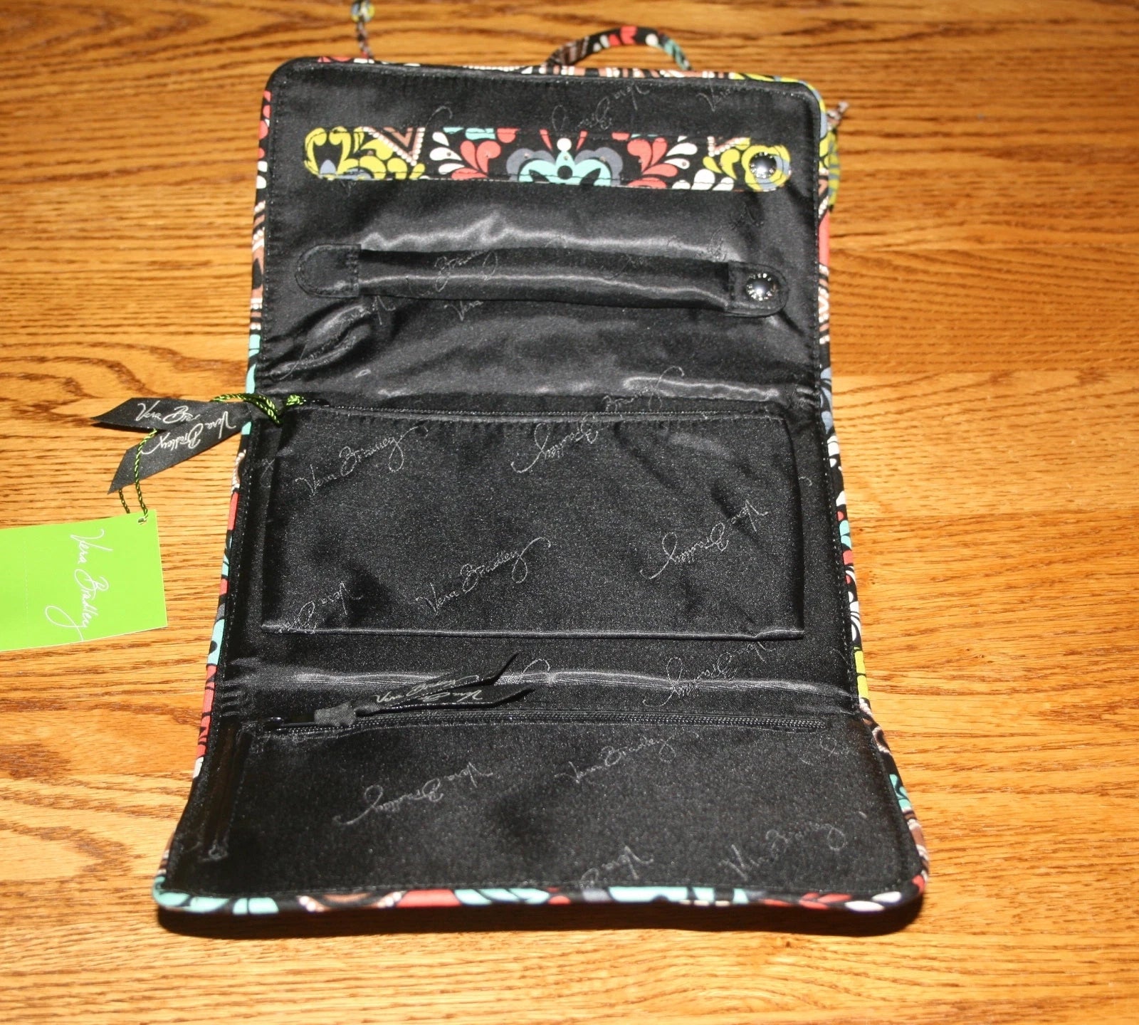 Vera Bradley Jewelry Organizer Travel ALL WRAPPED UP JEWELRY ROLL case bag NEW | eBay