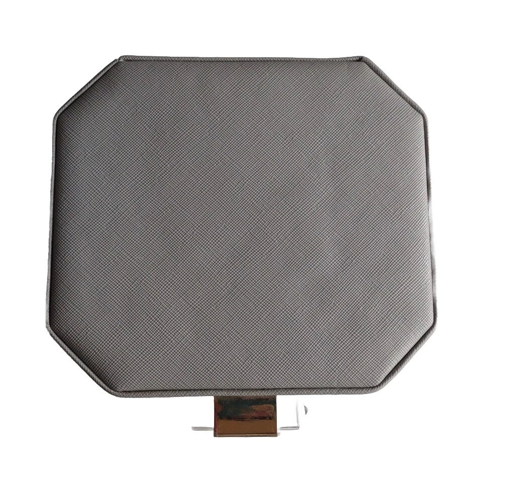 Max Studio Home Jewelry Box Mirrored Lid Gray Small Storage | eBay