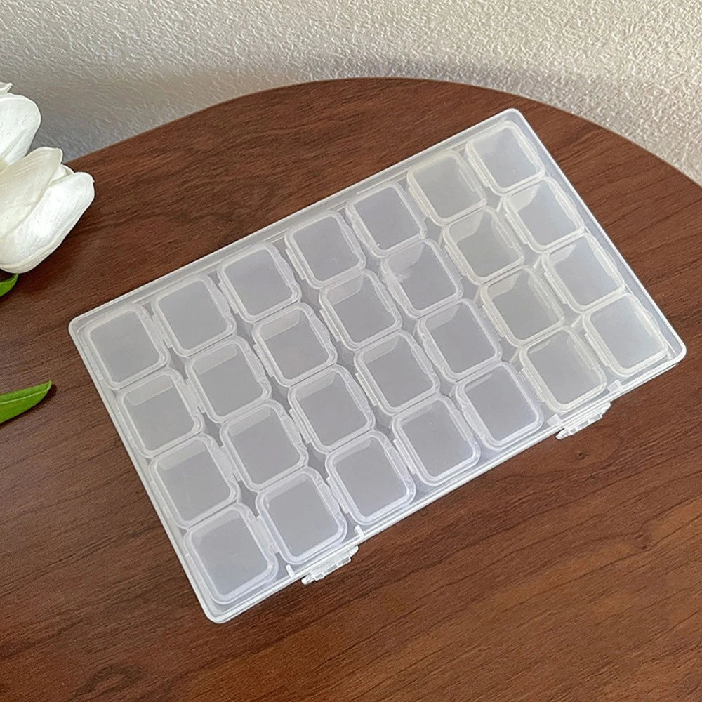 Jewelry Storage Box Plastic Transparent Trinket Necklace Organizer | eBay