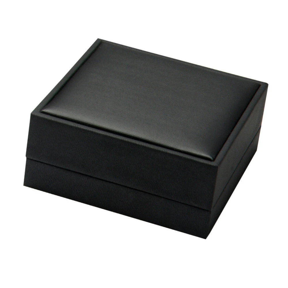 1PC PU Jewelry Box Black Display Necklace Box Jewelry Organizer for Gift | eBay