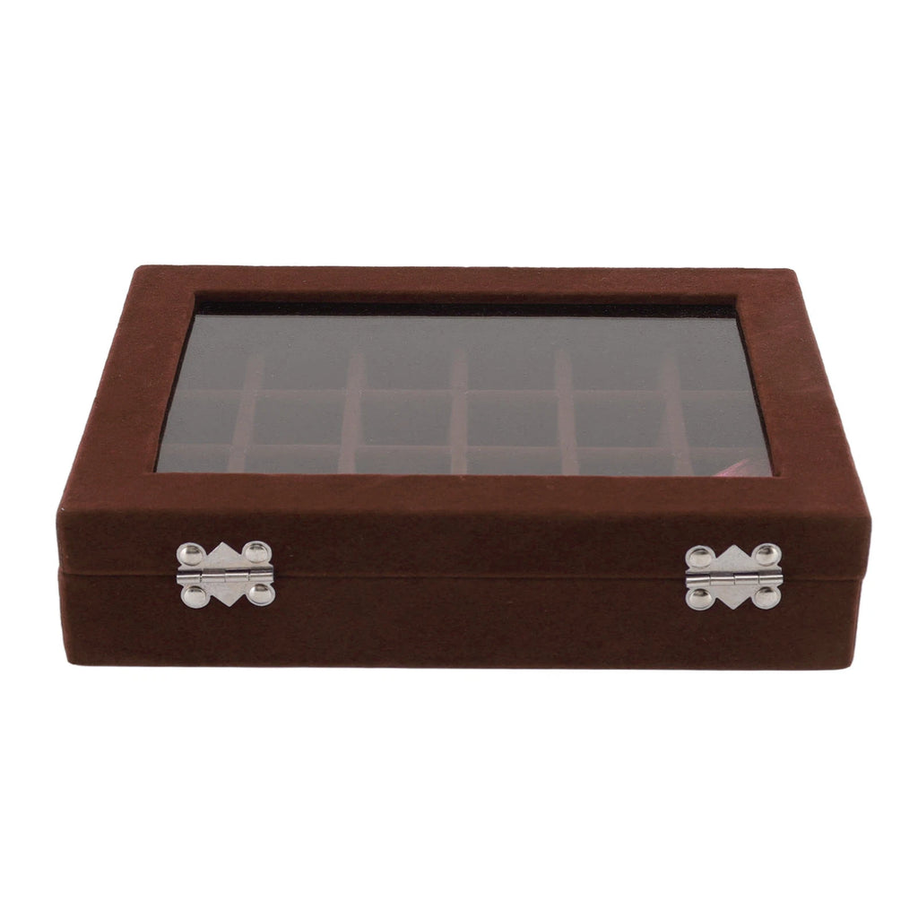 Velvet Jewelry Tray Earrings Ring Storage Box Display Box jewelry organizer box | eBay
