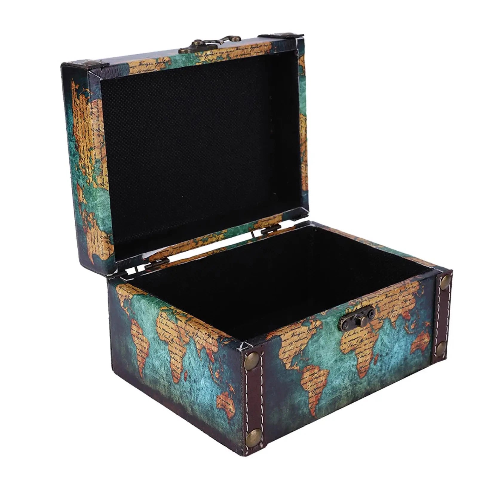 Wooden Jewelry Storage Box European Style Display Case for Desktop Decor | eBay