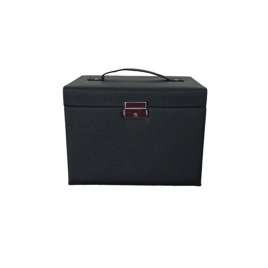 Adult Black Locking Jewelry Case - 3-Drawer Organizer | eBay